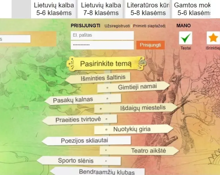 Lietuvių kalba 5–6 klasėms